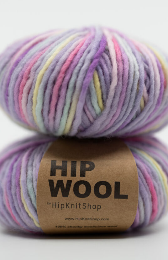 ullgarn hip wool håndfarget
