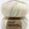 håndfarget garn tykt kløfritt ull Hip wool pastell mix nettside garn og strikk