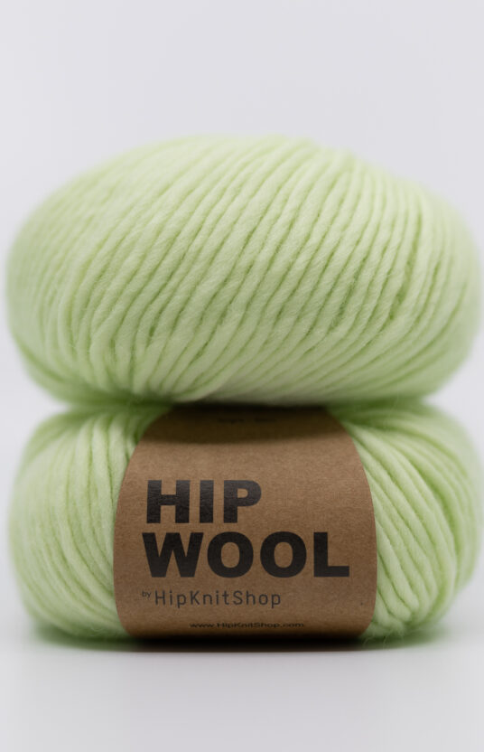 lys grønn garn ullgarn fargerikt garn hip wool nettbutikk strikk og garn