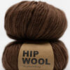 garn bruntoner nettbutikk strikk garn brun Hip Wool 100 % ullgarn strikk på tykke pinner