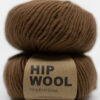 garn bruntoner nettbutikk strikk garn brun Hip Wool 100 % ullgarn strikk på tykke pinner