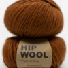 brunt tykt fargerikt nettbutikk Hip Wool kastanjefarget mulesingfri dyrevennlig garn
