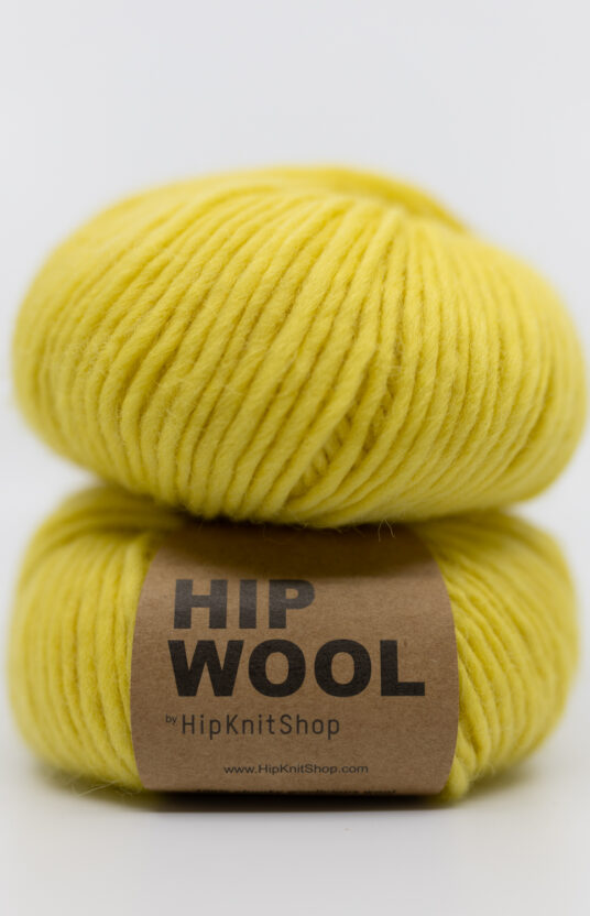 gult garn tykt fargerikt nettbutikk Hip Wool mulesingfri dyrevennlig garn Bodø glimt