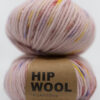 håndfarget garn lys rosa tykt kløfritt ull Hip wool unicorn garn nettside garn og strikk